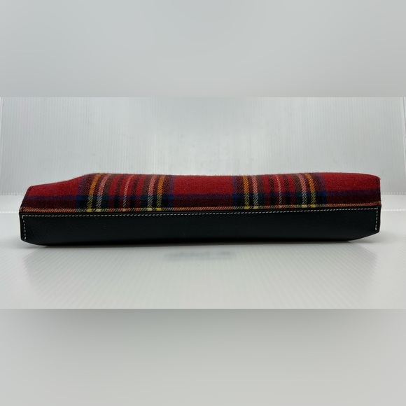 Loewe Red Tartan Plain T-Pouch - Picture 10 of 11